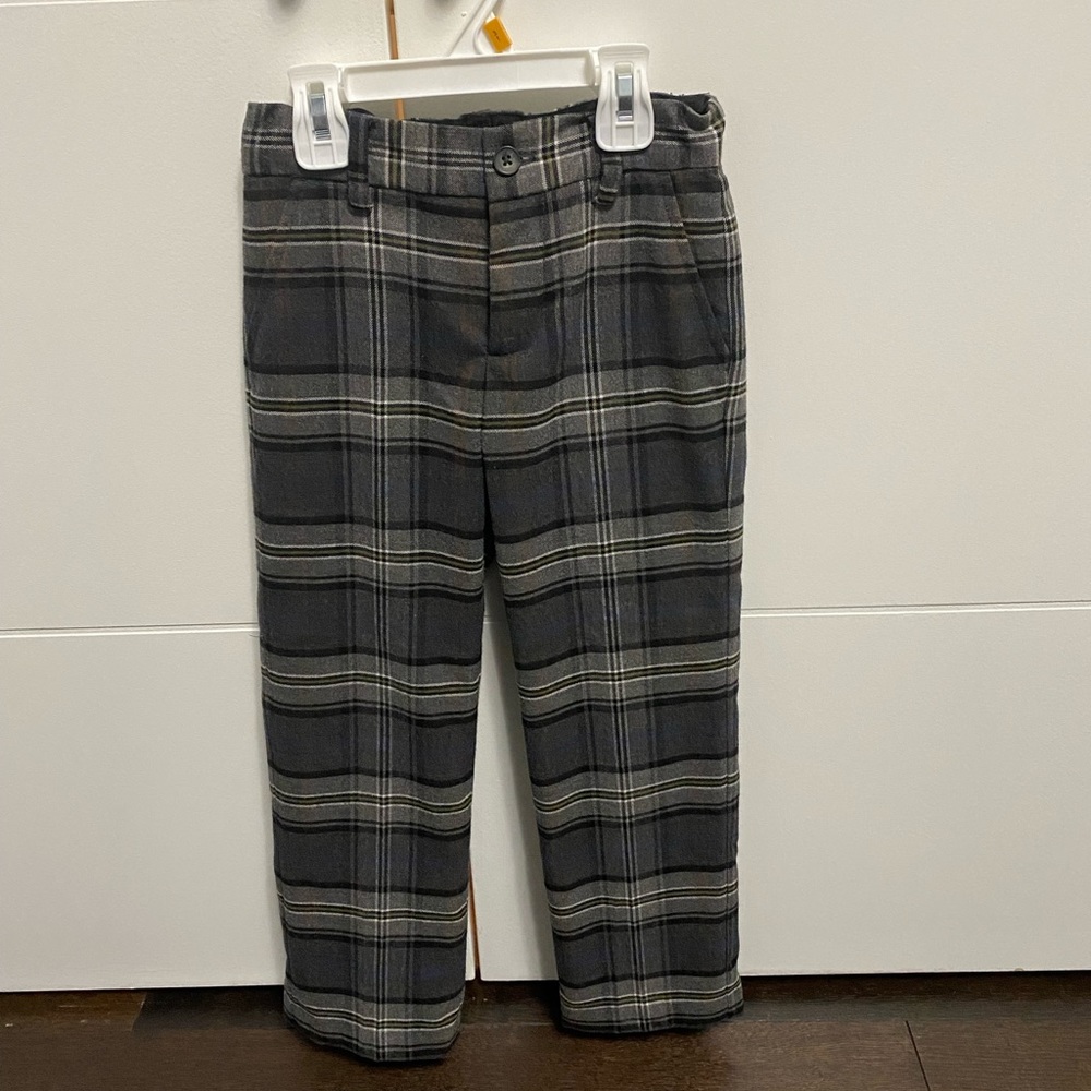Janie and Jack Boys Plaid Pants